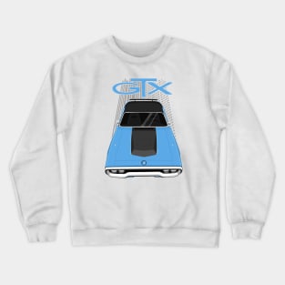 Plymouth Road Runner GTX 1971 - 1972 - glacial blue Crewneck Sweatshirt